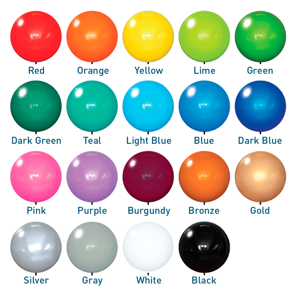 Display Balloons - Chose Your Color Combination
